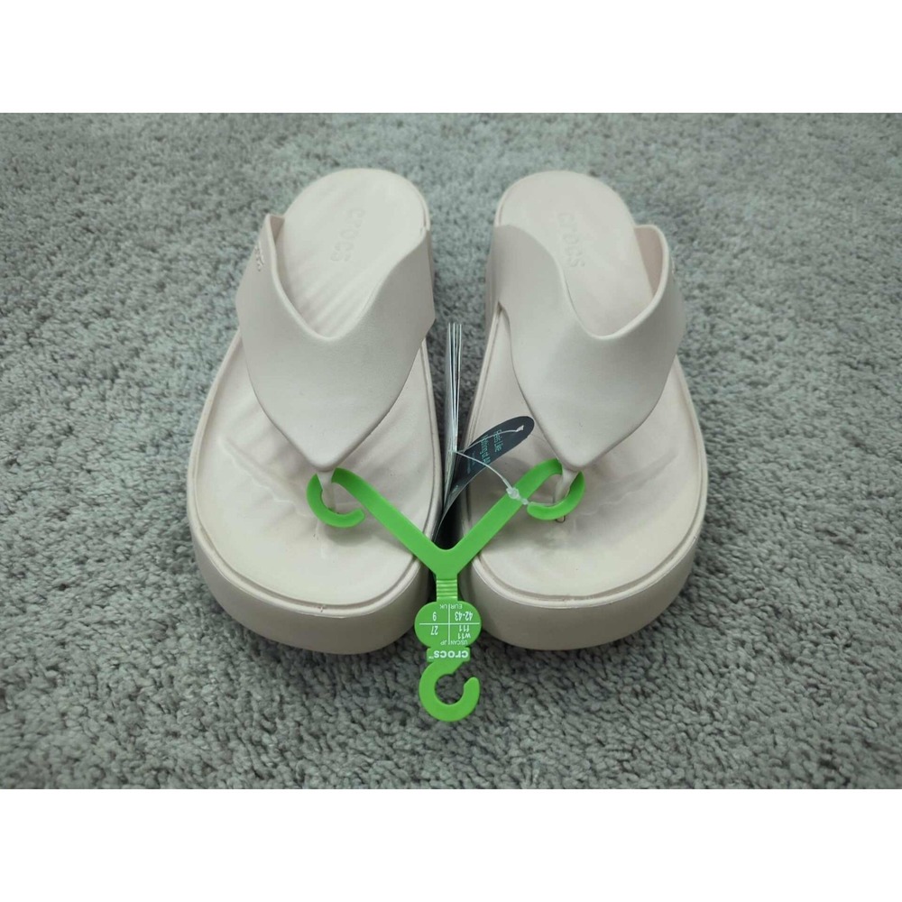 Crocs Flip Flops Womens 11 Getaway Flatform Free Feel‎ Technology Comfort NWT